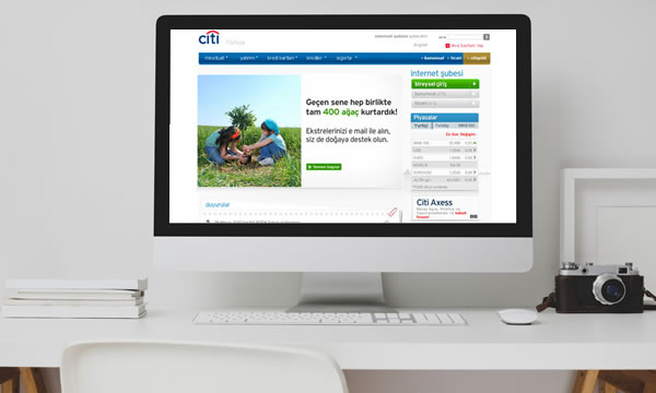 Citibank – Web Sitesi Yapımı
