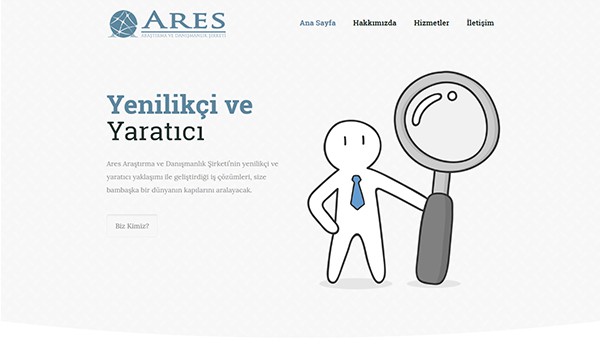 Ares Araştırma – Web Sitesi Yapımı